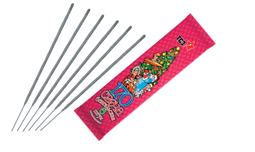  Бенгальские свечи 6 шт 170 мм в пакете  в Магнитогорске